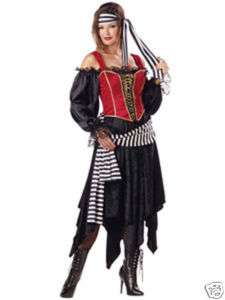 Sexy Halloween Womens Pirate Costume Pirate Lady Med  