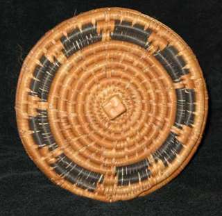 Wonderful Two Tone Modern African Zulu Basket/Canister  