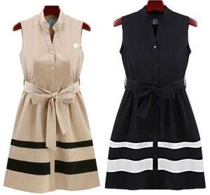 Womens Fashion Sleeveless Casual Dress Size XS, S  