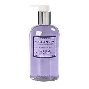 Caswell Massey Luxury Natural Hand Wash Gel, Lavender & Violet, 10 oz