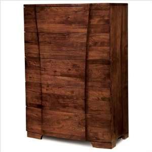  Cavallini Chest of Drawers in Pecan Brown Furniture 