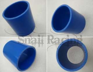 BLUE Intercooler Silicone Straight Hose Coupler 3 inch  