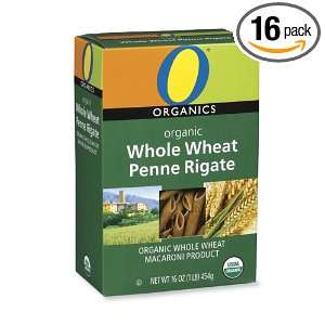 Organics Whole Wheat Penne Rigate, 16 Ounce Boxes (Pack of 16 