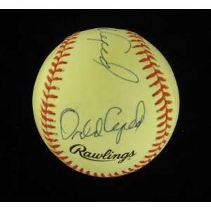 Signed Orlando Cepeda Baseball   Twice Nl ~psa Coa~   Autographed 