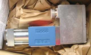 You are bidding on a New in Box Moog Direct Drive Servo Valve.