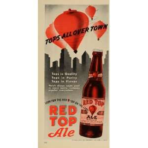  1947 Ad Red Top Ale Bottle Beer Brewing Cincinnati Ohio 
