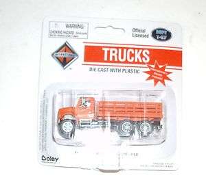 boley International 3 axle stake bed truck 4006 99 orange, NIP  