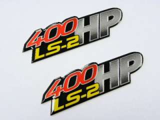 Brand New never used or Installed LS2 400HP Emblems (Auction is For 