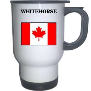  Canada   WHITEHORSE White Stainless Steel Mug 