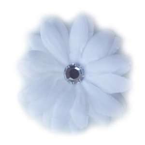  Small White Daisy Flower Clip