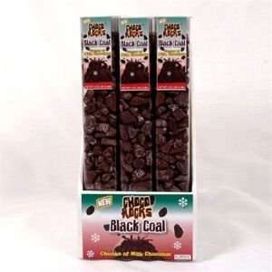 Black Coal Choco Rocks Chocolate Tube  Grocery & Gourmet 