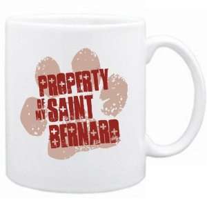  New  Property Of My Saint Bernard  Mug Dog