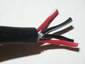 12 AWG 4 COND Strd Plenum Speaker Audio Cable By Foot  