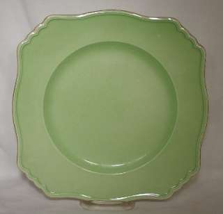 ROYAL WINTON china PASTEL WARE GREEN Square Bread Plate  