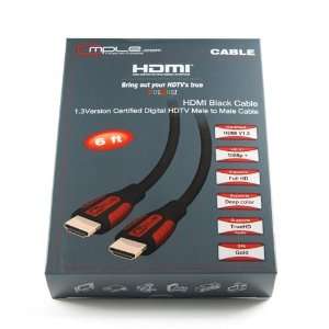   Speed HDMI Cable, Version 1.3, Category 2, 1080p, Black Electronics