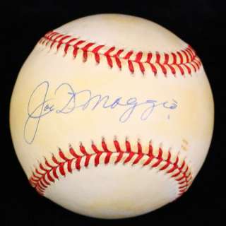 JOE DiMAGGIO SIGNED AUTOGRAPHED OAL BASEBALL BALL JSA X19989  