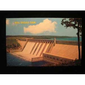 Bull Shoals Dam, Missouri/Arkansas Postcard 1960s