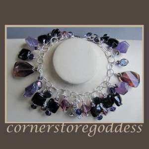 Cornerstoregoddess Poe Quoth the Raven Bracelet  