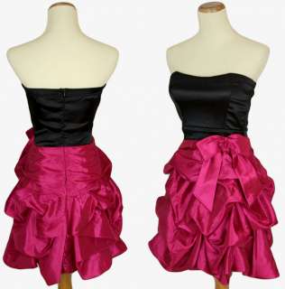 WINDSOR Black / Fuchsia Juniors Evening Formal Dress  