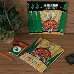  Boston Celtics Folder, Notebook & Memo Pad School Combo 