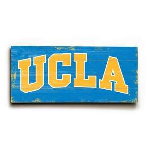  University of California Los Angeles, UCLA Wood Sign 