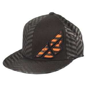  Fly Racing H Bone Hat , Color Black/Charcoal, Size Lg XL 