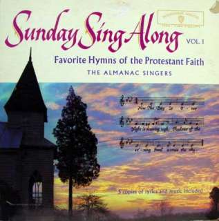 THE ALMANAC SINGERS sunday sing along volume 1 LP  