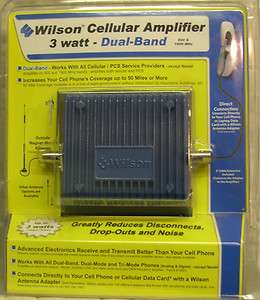 New Wilson Dual Band 3 Watt Cellular Amplifier Wilson Model # 811201 