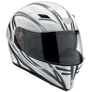 AGV Stealth SV Florence Helmet   Small/White/Gunmetal