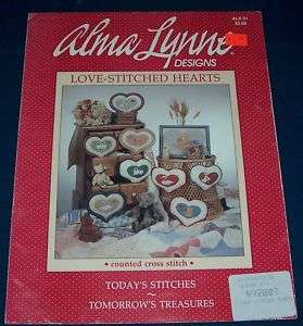 Alma Lynn Cross Stitch Patterns Love Stitched Hearts  