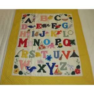   quilt ABC crib baby comforter blanket hand quilted/wall hanging Baby