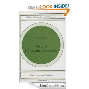 Marcus Contextual Grammars (Studies in Linguistics and Philosophy 