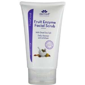 Derma E Natural Body Care Fruit Enzyme Face Scrub (Quantity of 3)