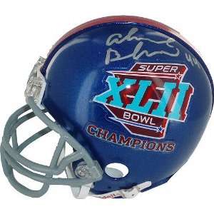 Ahmad Bradshaw New York Giants Autographed SB XLII Mini Helmet