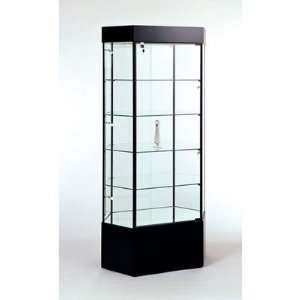  Display GL104   X Stretched Hexagonal Full Vision Tower Display Case
