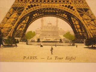 Reprint Vintage Paris Poster Eiffel Tower  