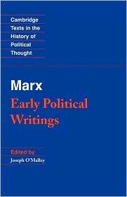 Marx Early Political Writings, (052134994X), Karl Marx, Textbooks 