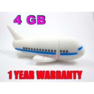4GB 4 GB Flash stick memory Drive USB2.0 airplane shape  
