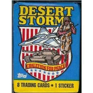  Desert Storm Trading Cards w/1 sticker