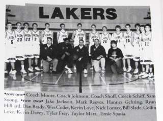   LOVE 2004 HS Yearbook Lake Oswego High School Oregon TIMBERWOLVES NBA