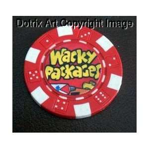  Wacky Packages RED Las Vegas Casino Poker Chip lim ed 