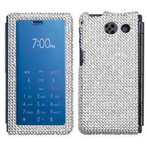 Silver Crystal Bling Hard Case Cover for Sanyo Innuendo 6780