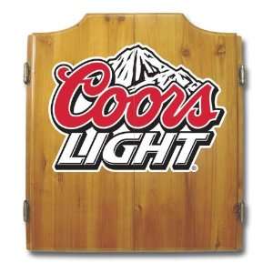Coors Light Dart Cabinet Includes Darts and Board  Sports 
