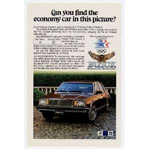  1983 Buick Skylark Economy Car Print Ad (13922)