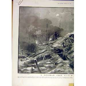  German Battle Aisne Trenches Fight Guns Ww1 1918
