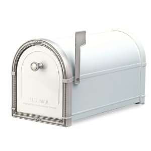   Coronado Coronado Mailbox With Antique Nickel Post Mount 5504 Home