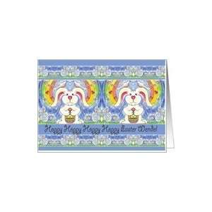  Wendel Hoppy Easter Twin Bunny Card Health & Personal 