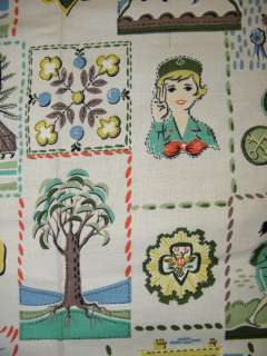 AUTHENTIC GIRL SCOUT OF AMERICAS VINTAGE 1959 FABRICBROWNIES 