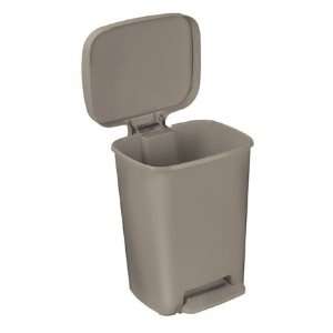  Moore Medical Rectangular Plastic Waste Can 32 Quart Beige 