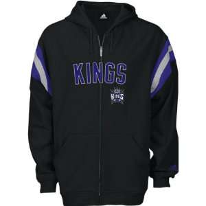   Kings Adidas Fleece Full Zip Hooded Jacket